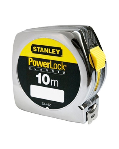 Metro a Nastro STANLEY POWERLOCK 10m x 25mm, Rivestimento ABS Robusto