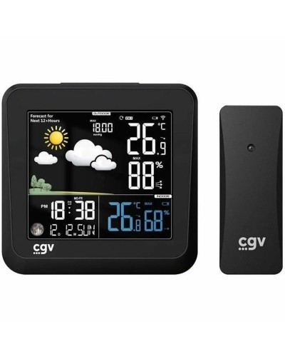 Multi-functioneel Weerstation CGV MY METEO-1NC Zwart