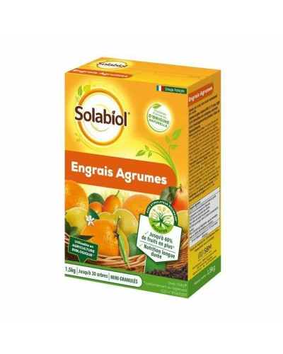 Engrais Organique Solabiol, 1,5 Kg | Fertilisation Naturelle pour des Plantes Saines et Vigoureuses
