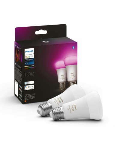 Älykäs Polttimo Philips Pack de 2 E27 Valkoinen F 9 W E27 806 lm (6500 K)