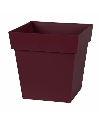 Blumentopf Ecolux Toscana Rot Burgunderrot 32 x 32 x 32 cm