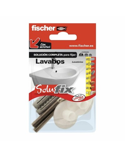 Fischer Solufix Washbasin Mounting Kit, 6 pieces
