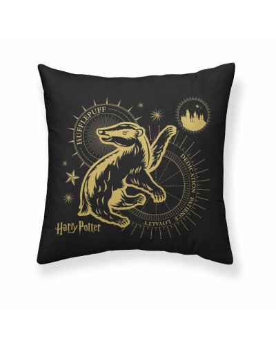 Kuddfodral Harry Potter Hufflepuff Svart Multicolour 50 x 50 cm