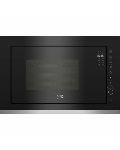 BEKO Microonde Grill BMGB25333X, 25L, 1000W - Nero, Cottura Veloce & Grill
