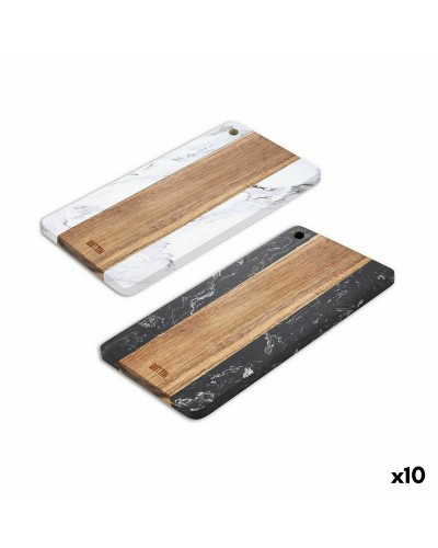 Tagliere Grande in Marmo e Acacia Quttin (15 x 30 cm, Confezione da 10)