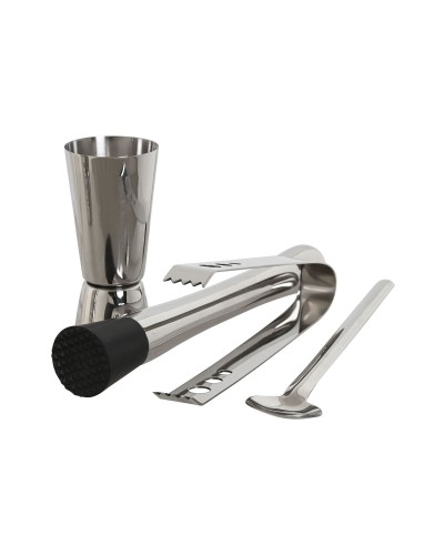 ESPRIT Silver Stainless Steel Cocktail Set 500ml for Professional Cocktail Parties
