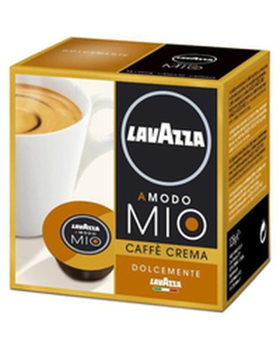Cápsulas de café Lavazza LUNGO DOLCE, bolsa de 16, aroma intenso y con cuerpo.
