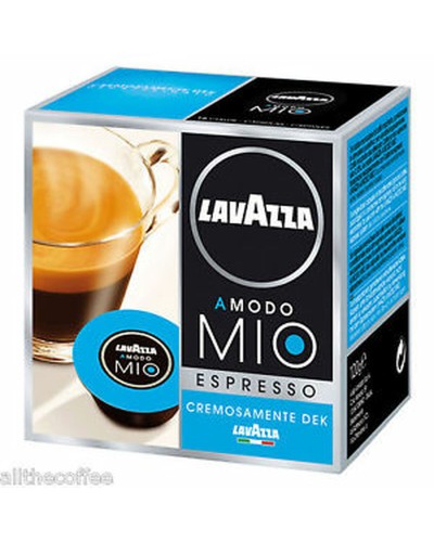 Capsule di Caffè DEK CREMOSO, 16 Capsule per Caffè Crema Deliziosa e Decaffeinato