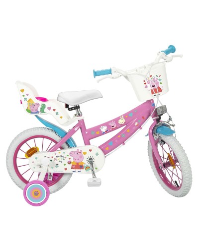 Barncykel Peppa Pig   14" Rosa
