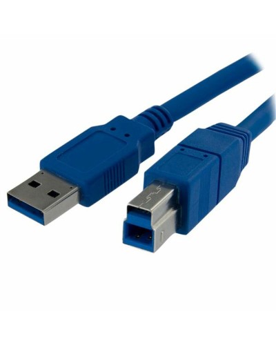 Startech Cable USB A - USB B 3.0 (1m) Azul - Transferencia de datos rápida
