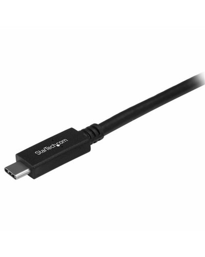 StarTech Cable USB-C 3.1 Gen 2, 1m, Negro - Carga y Transferencia de Datos
