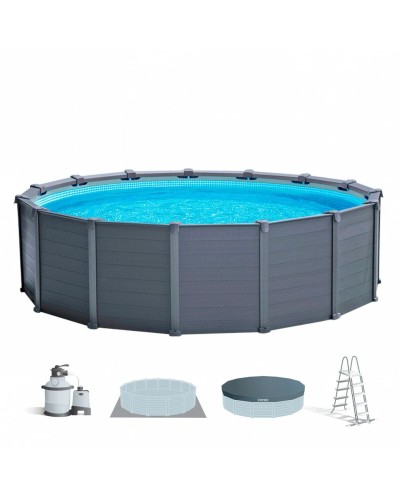Piscine Intex Ronde Frame Ultra XTR 478x124cm - Résistante et Facile
