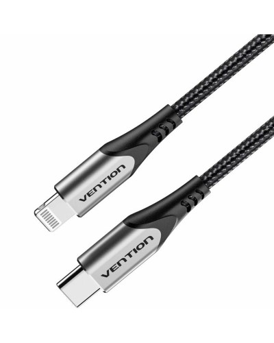 Vention Lightning Cable 2m Grey - Fast Charging & Data - iPhone/iPad Compatible
