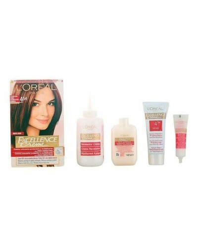 L'Oreal Excellence Tinte Permanente Castaño Caoba Cobrizo - Cobertura Óptima
