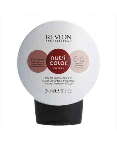 Permanent Dye Nutri Color Revlon 642 Brown (240 ml)