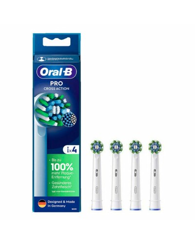 Borstel vervanger Oral-B Pro Cross Action 4 Stuks