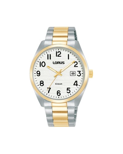 Lorus Herrenuhr RH912RX9 Edelstahl Blau Datum
