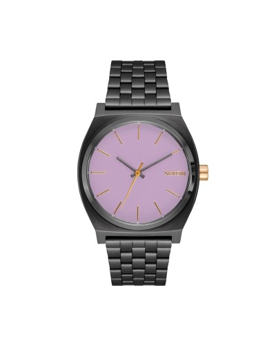 Nixon Time Teller Stahl Gold Schwarz - Elegante und Robuste Herrenuhr
