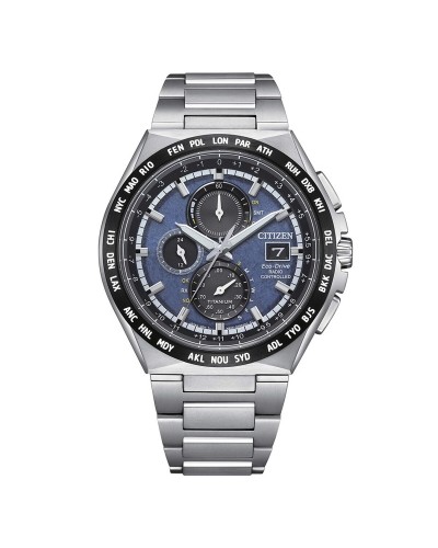 Citizen Eco-Drive Radiocontrolado AT8238-84L - Reloj Hombre/Mujer, Azul
