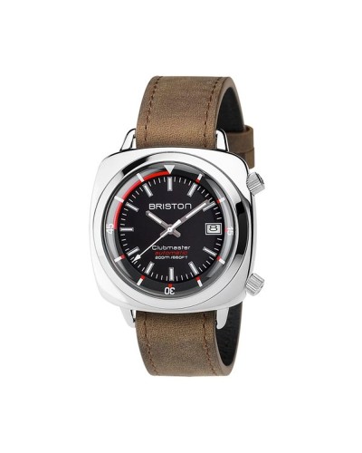 Briston Clubmaster Classic Cronografo Uomo - Quadrante Verde, Cinturino Pelle
