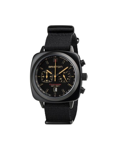 Briston Clubmaster Classic Chronograph Herren Schwarz Matt - Lässiger Chic-Stil
