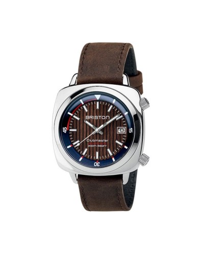 Briston Clubmaster Classic : Montre Homme Acier, Blanc, Chic Vintage
