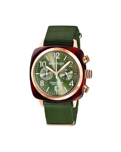 Briston Clubmaster Classic: Orologio Uomo Marrone Tartarugato, Stile Vintage
