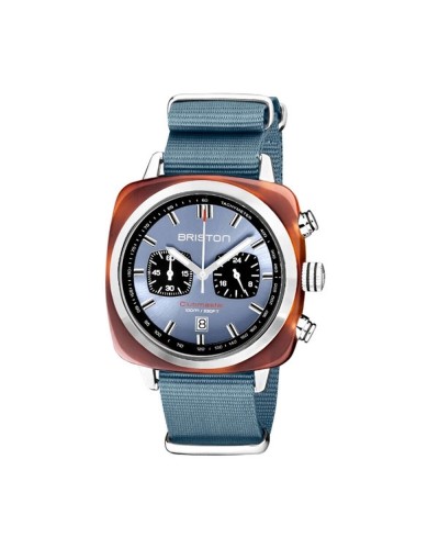 Briston Clubmaster Classic: Herrenuhr Schildpatt-Optik, Marineblau
