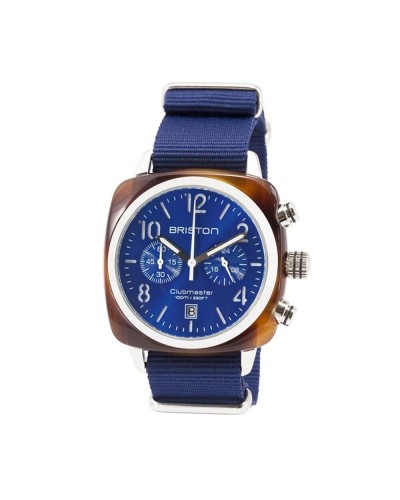 Briston Clubmaster Classic: Reloj de Hombre Acero Carey Negro
