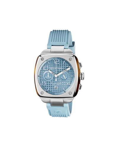 Briston Clubmaster Classic - Montre Homme Squelette - Bracelet NATO Bleu

