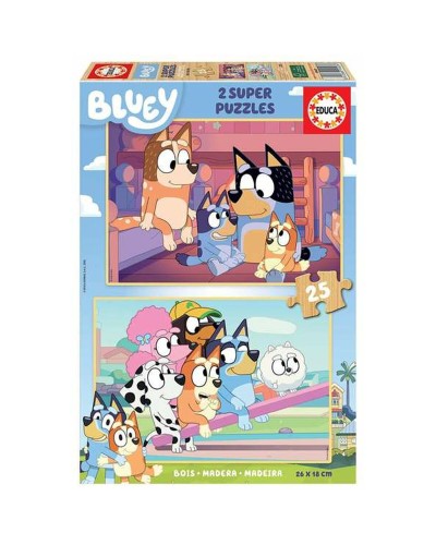 2-Puzzle Set Bluey 25 Pieces
