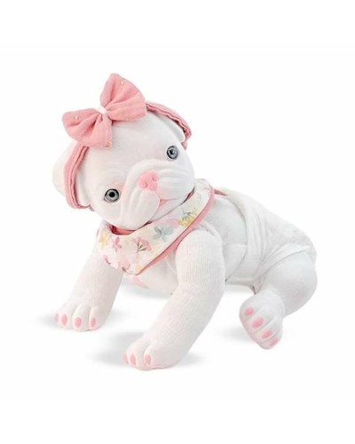 Knuffel Berjuan Anireal Wit Hond 35 cm