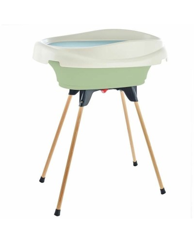 Baby Badewanne 2 in 1 Grün Platzsparend Ergonomisch
