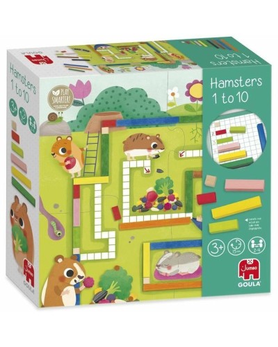 Goula Hamster: Lernspielzeug aus Holz für Kinder +3 Jahre
