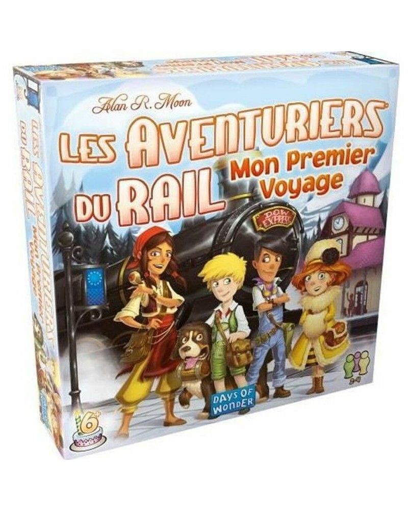 Jeu de société Asmodee Rail Adventurers : My First Voyage (FR) Noir Bleu Blanc Vert