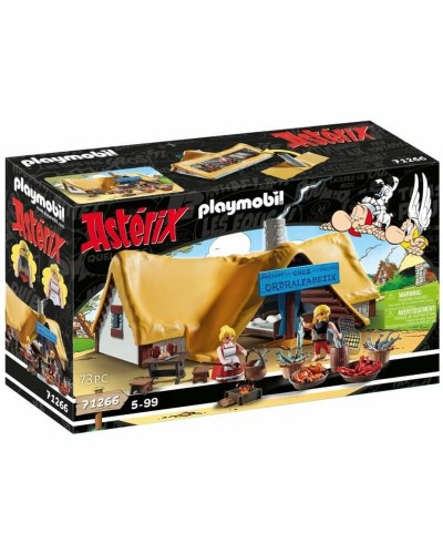 Playset Playmobil Astérix: Ordralfabetix Hut 71266 73 Onderdelen