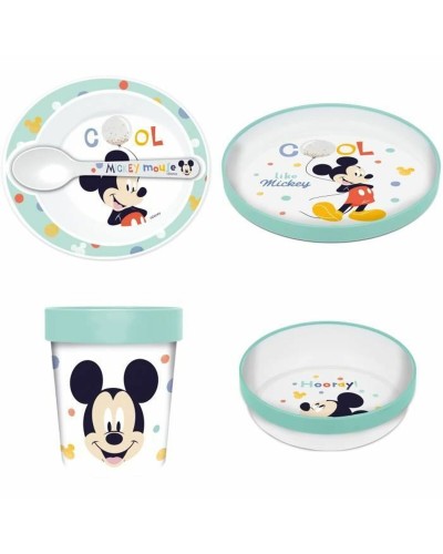 ThermoBaby Mickey: Ensemble Repas 3 Pièces Bébés - Assiettes, Bol, Tasse
