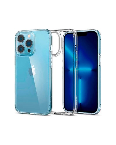 Spigen iPhone 13 Pro Hülle Stoßfest [Militärischer Schutz] Transparent
