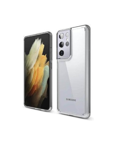 Samsung Galaxy S21 Ultra Stoßfeste Transparente Verstärkte Hülle
