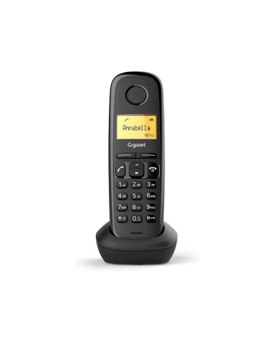 Gigaset A170: Cordless Phone Black Amber, Illuminated Display
