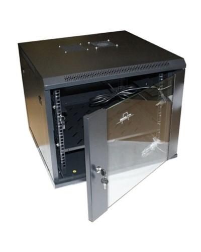 Monolyth 19" 12U Wall Mount Rack Cabinet, 600mm Deep, Easy Assembly
