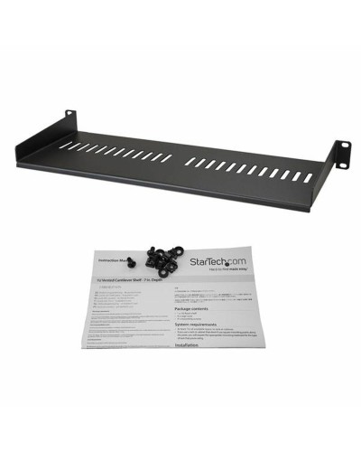 Kiinteä taso laitekaappiin Startech CABSHELF1U7V Tuuletettu