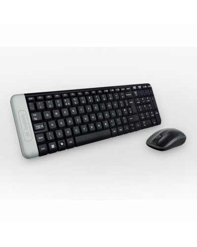 Logitech MK220 Compact Wireless Portuguese Keyboard and Mouse Combo
