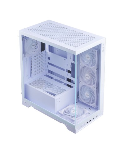 Boîtier PC ATX XPG Blanc - Moyen-Tour, Design Aérodynamique, Excellente Ventilation
