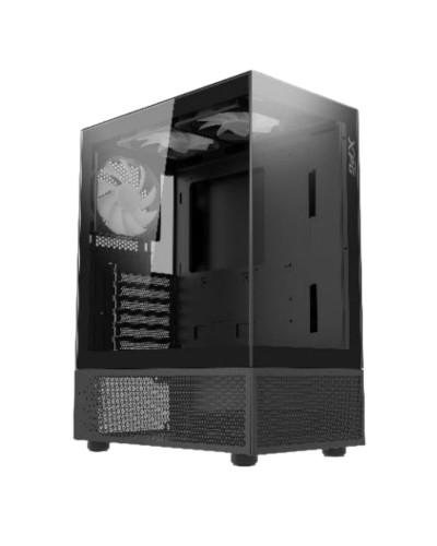 XPG Caja PC ATX Negra - Torre Media, Vidrio Templado, Excelente Flujo de Aire
