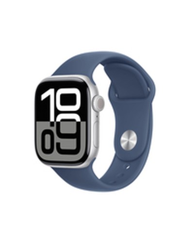 Apple Watch 10 1.65" Blau Silber - Fitness-Smartwatch mit Benachrichtigungen
