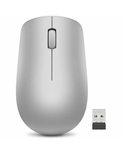 Ratón Inalámbrico Lenovo Plata - Ergonómico, Portátil, Alta Precisión
