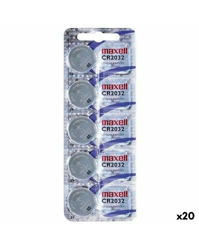 Lithium Knoopcelbatterijen Maxell 3V CR2032 (20 Stuks)