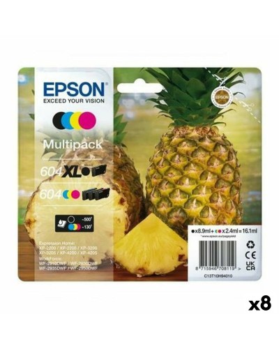 Originele inkt cartridge Epson XP-2200 Zwart/Cyaan/Magenta/Geel (8 Stuks)
