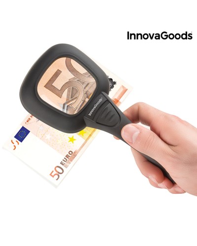 Ultraviolet and LED Magnifying Glass Magiolet InnovaGoods